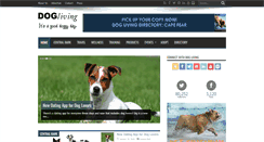 Desktop Screenshot of doglivingmagazine.com